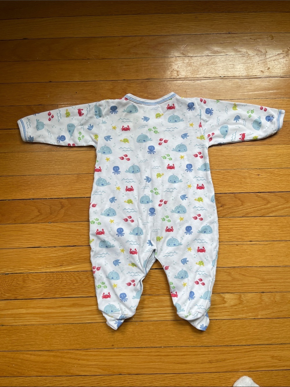 Kissy Kissy 6-9mos ocean One-Piece - Picture 3 of 8